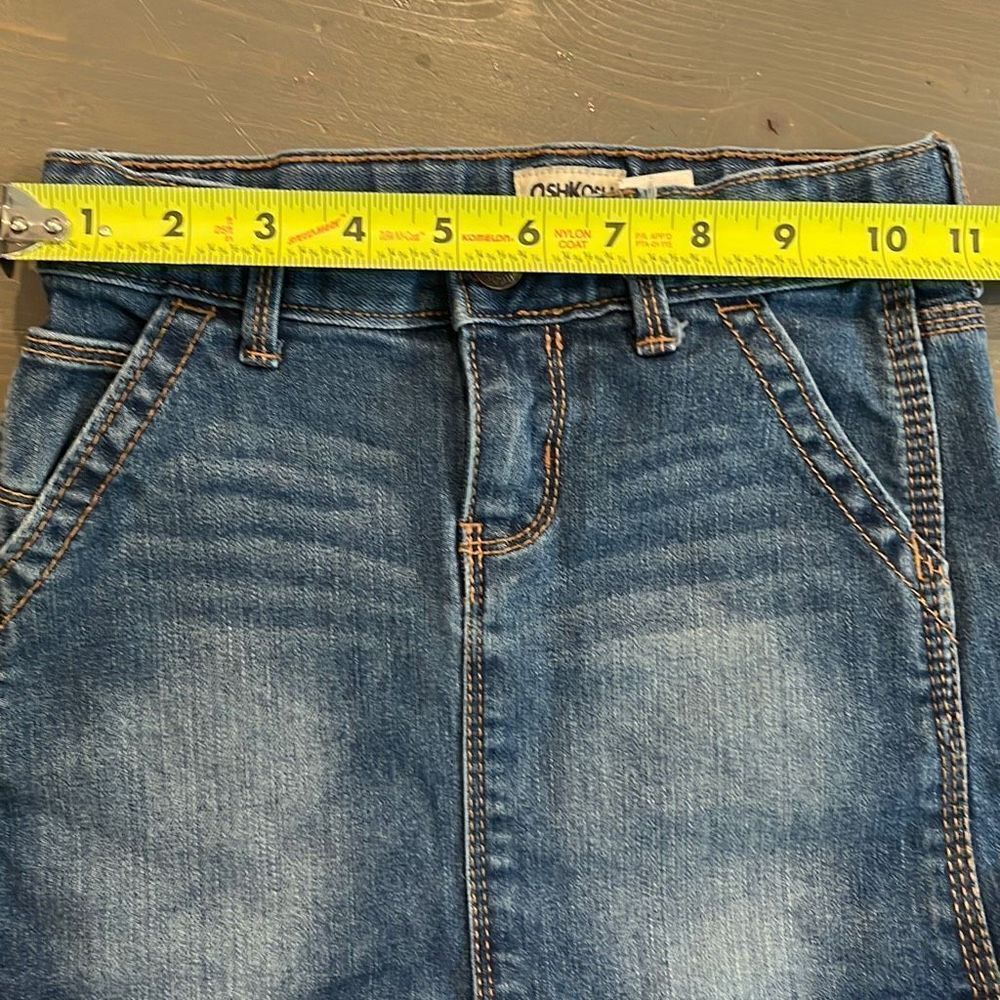 OshKosh Bgosh Girls Denim Skirt Size - Picture 5 of 6
